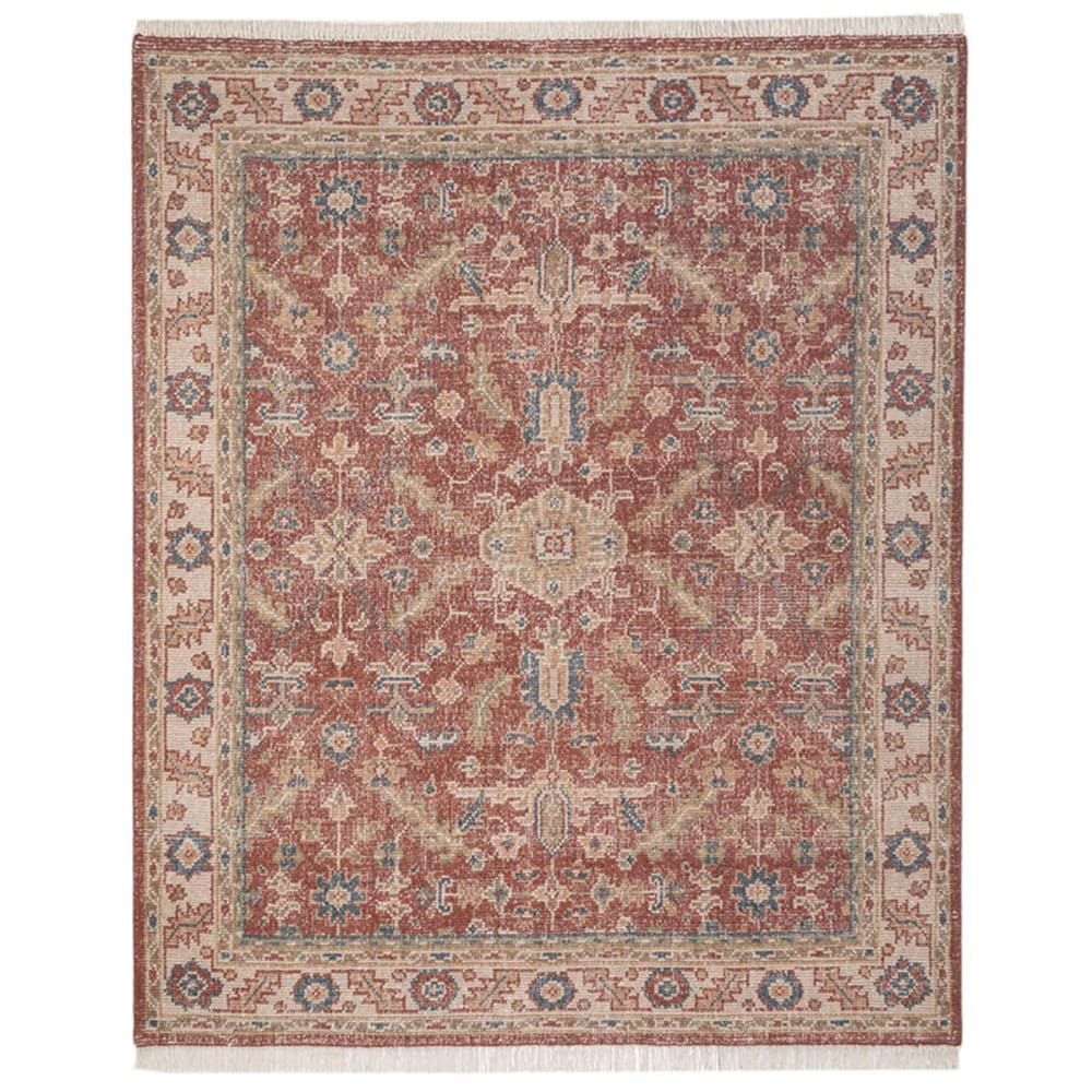 Hand Knotted Antique Wool Rug -  Red, 2' x 3' | The Company Store