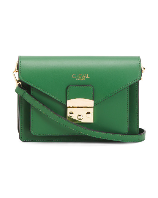 Made In Italy Leather Hard Crossbody | TJ Maxx