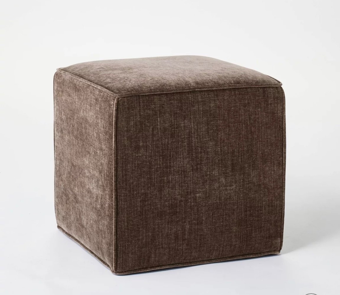 Cozy velvet brown ottoman 

#LTKU #LTKHome