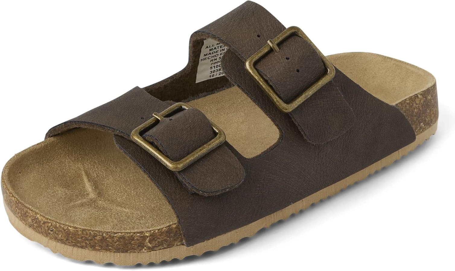 The Children's Place Boy's Buckle Slides Sandal | Amazon (US)