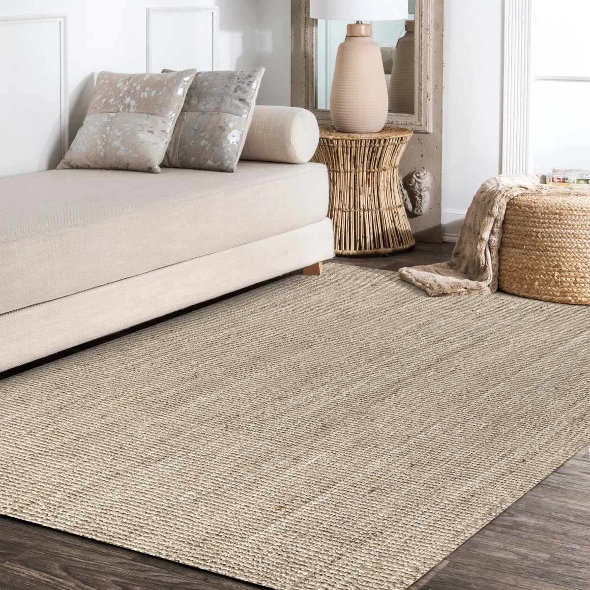 Pata Hand Woven Chunky Jute Light Ivory RugByDakota Fields4.3Rated 4.3 out of 5 stars.488 Reviews... | Wayfair North America