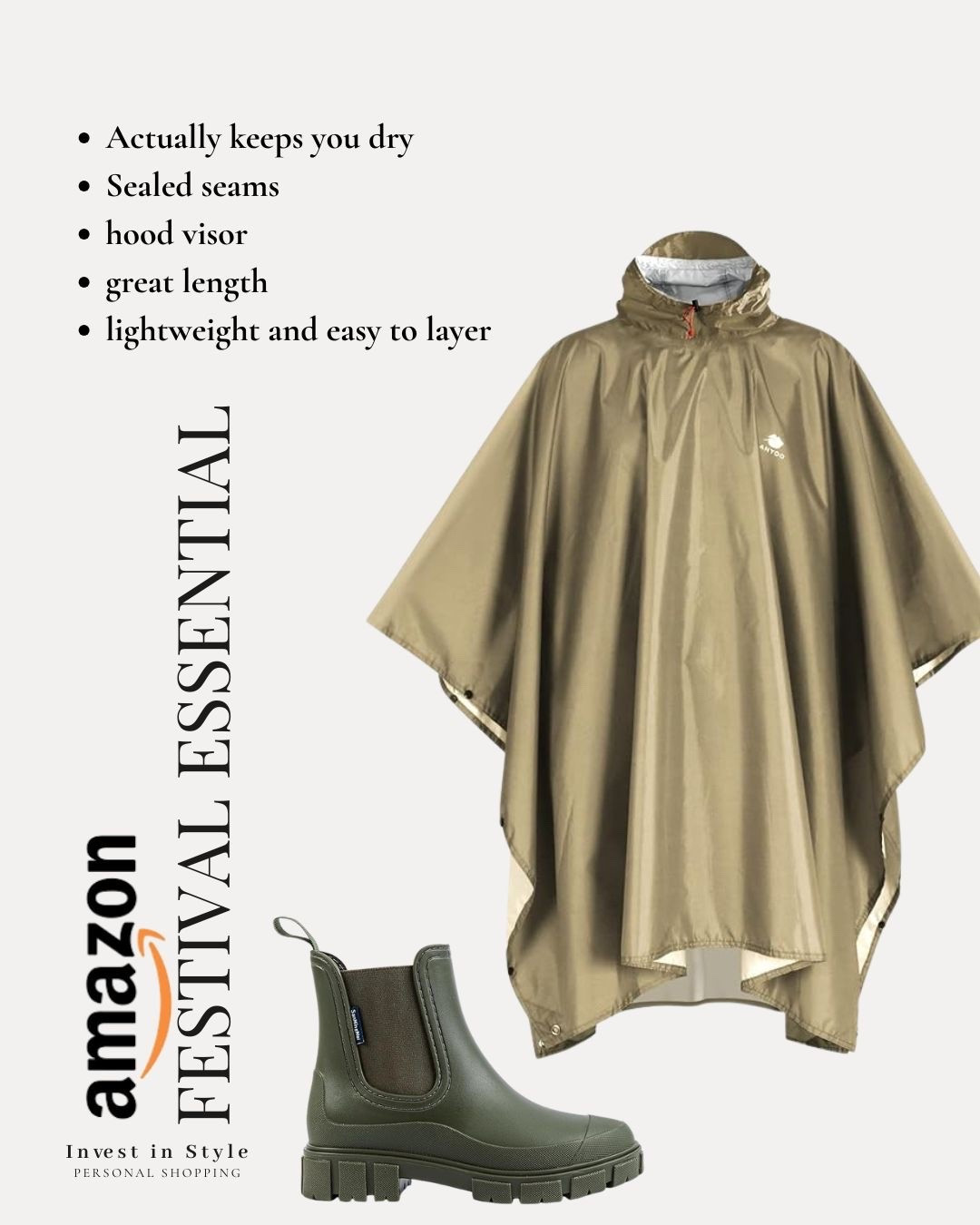 Festival essentials 
A rain poncho that keeps you dry 
Good is peaked too 👌🏻 
Other shades available

#LTKfestival #LTKsummer #LTKtravel