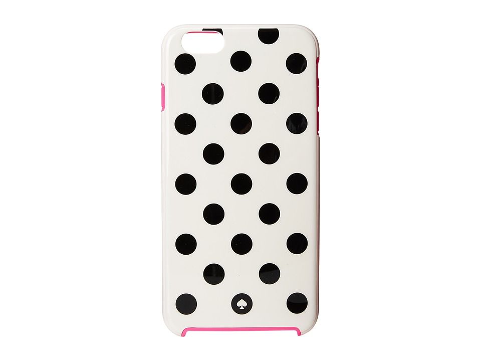 Kate Spade New York - Le Pavillion Resin iPhone 6 Plus and 6s Plus Case (Black/White/Pink) Cell Phone Case | Zappos
