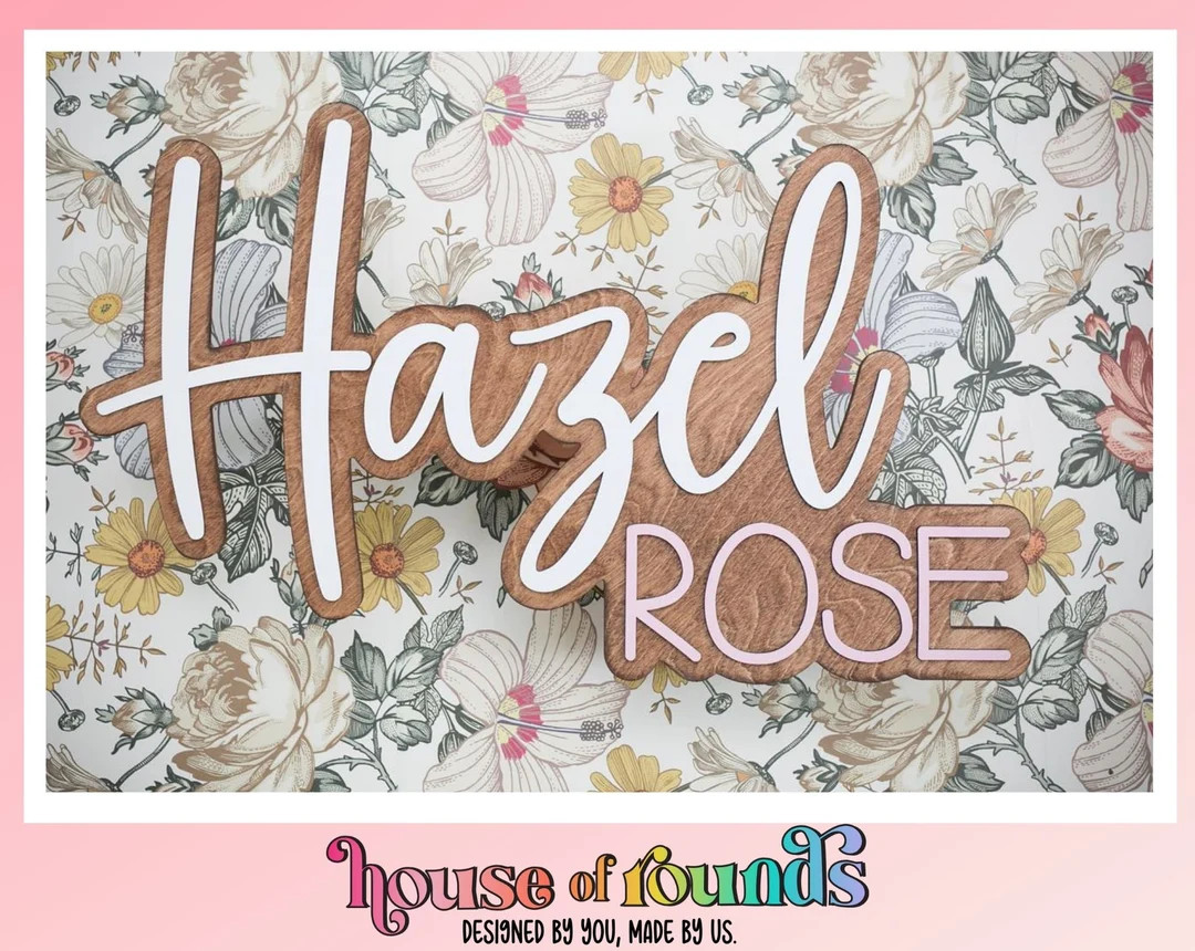Custom Wood Name Sign  Boho Name Sign  Girl Name Sign  - Etsy | Etsy (US)