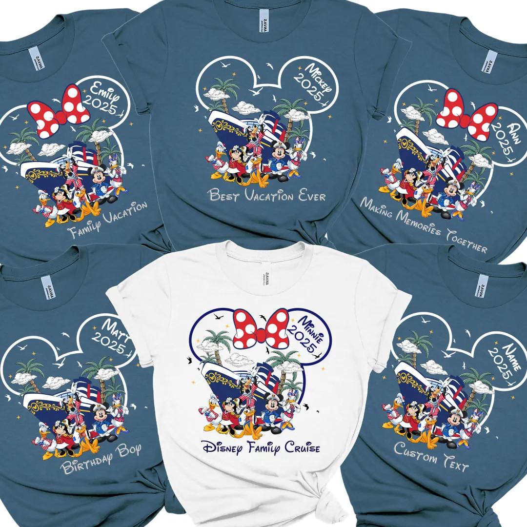 Disney Cruise Shirts, Disney Cruise Group Shirt, Disney Cruise 2025 Shirt, Disney Shirt, Family M... | Etsy (US)
