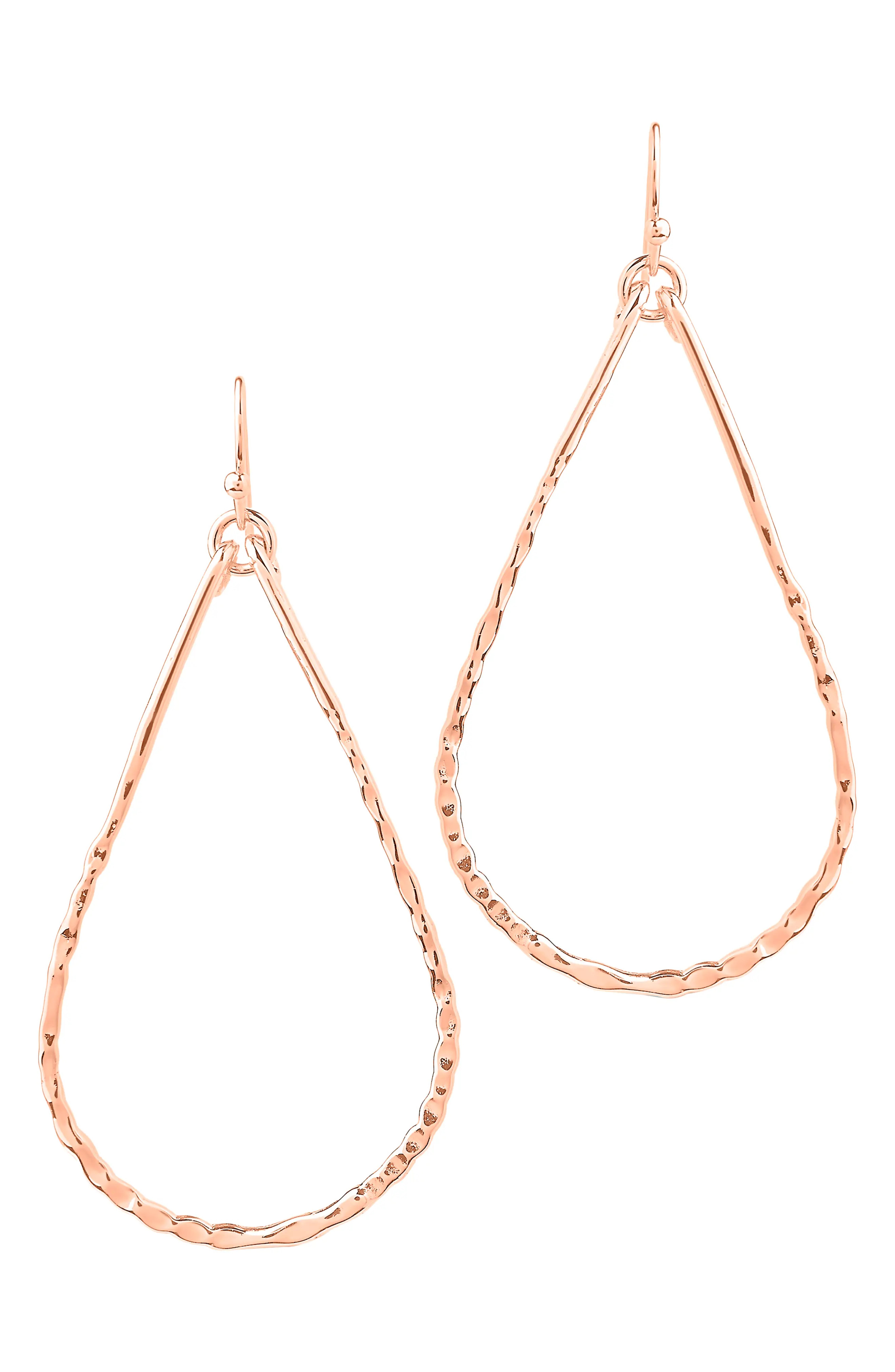 Hammered Teardrop Earrings | Nordstrom