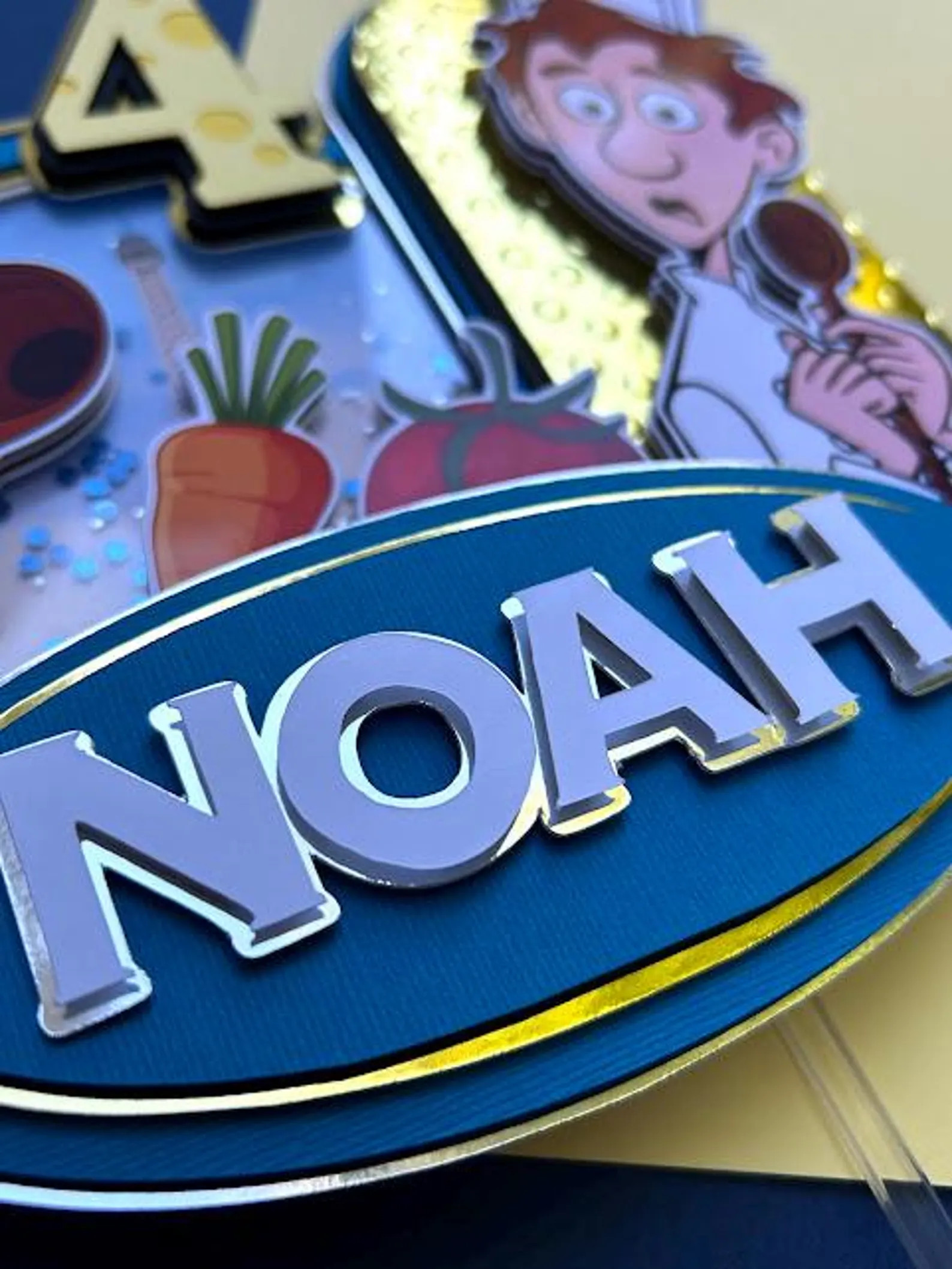 Little Chef Cake Topper - Ratatouille Cake Topper - Ratatouille Birthday - Party Decorations - Et... | Etsy (US)