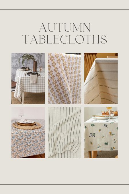 Autumn tablecloths, patterned tablecloths, tablecloths, fall, thanksgiving tablecloths

#LTKSeasonal #LTKunder100 #LTKhome