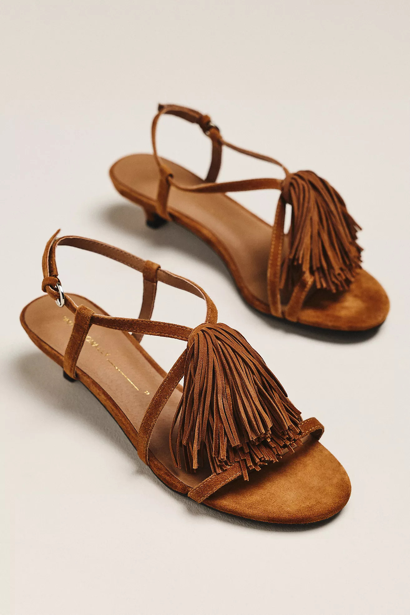 Intentionally Blank Chaperone Fringe Strappy Sandals | Anthropologie (US)