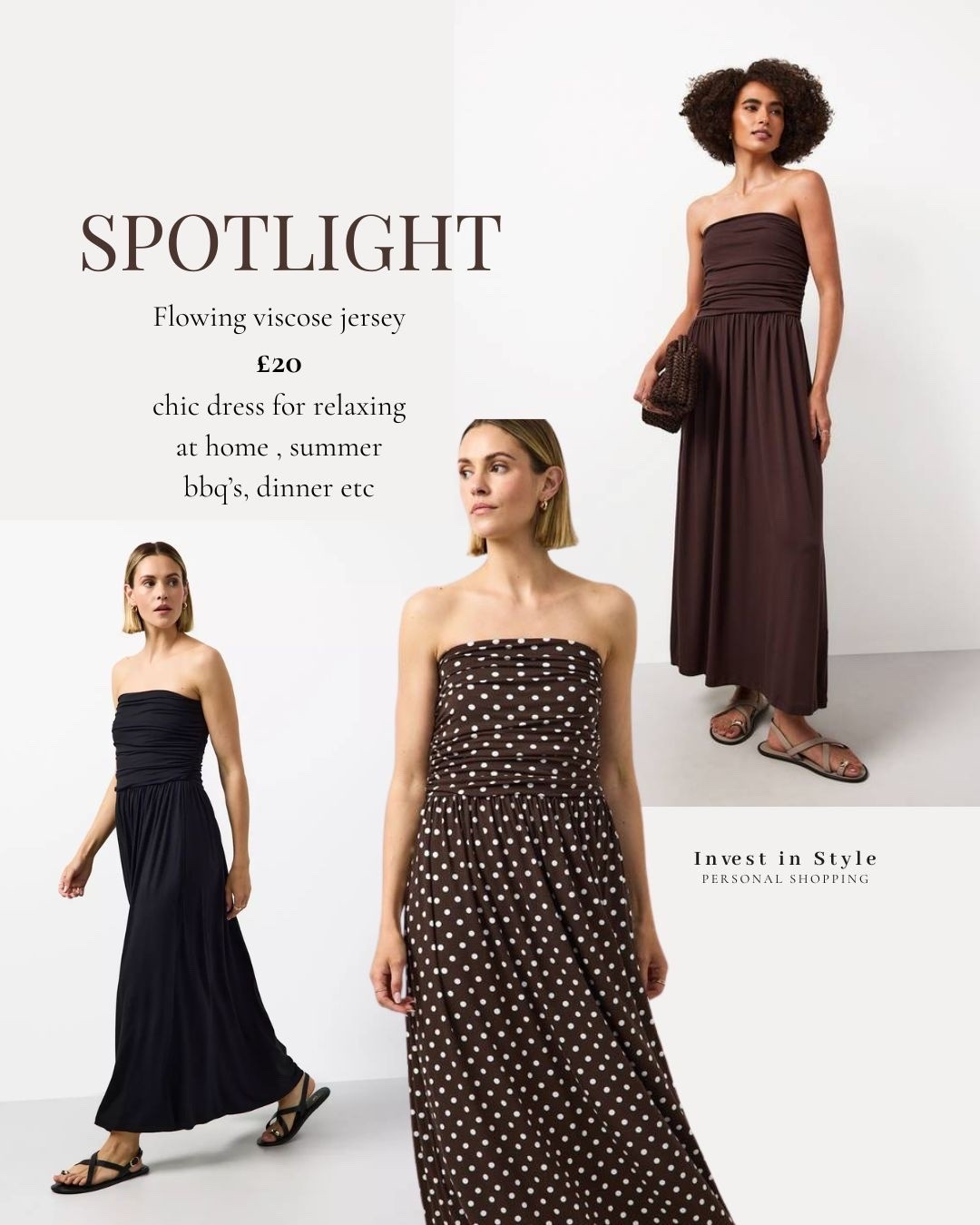 Viscose jersey bandeau dress
Under £20
Wear at home on sunny days , to the shops, bbq’s , dinners , holiday 
Just switch up your accessories 

This a lovely flowy dress 👌🏻 

Tu clothing

#LTKsummer #LTKtravel #LTKdresses
