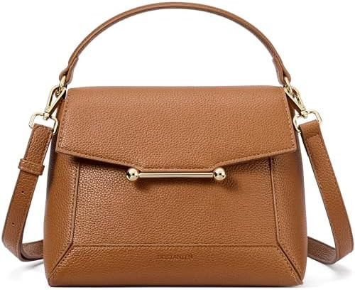 BOSTANTEN Small Crossbody Bags for Women Trendy Top Handle Shoulder Purse Vegan Leather Handbags ... | Amazon (US)