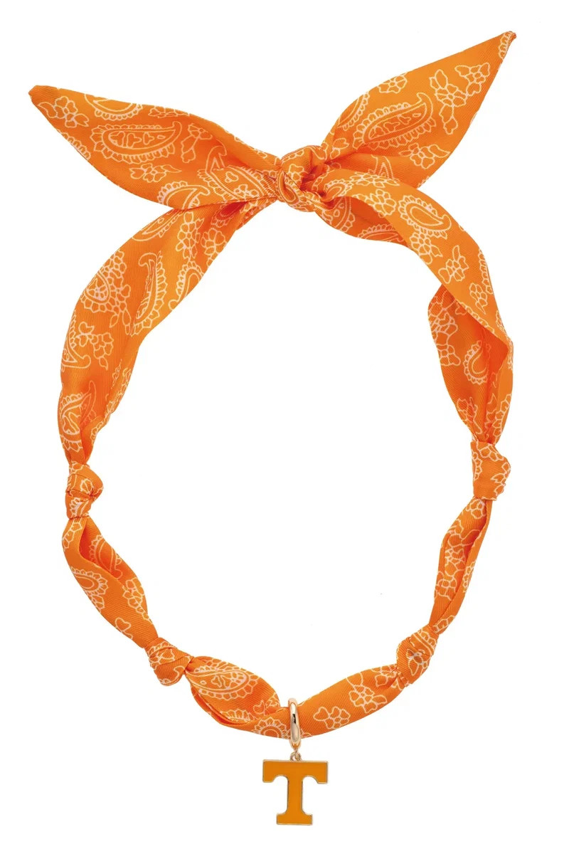Tennessee Vols Logo Bandana Scarf Necklace | CANVAS
