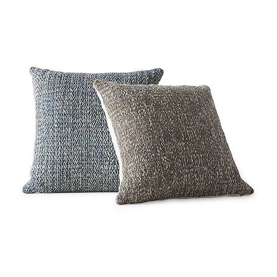 Linden Street Solid Space Dye Square Throw Pillow | JCPenney