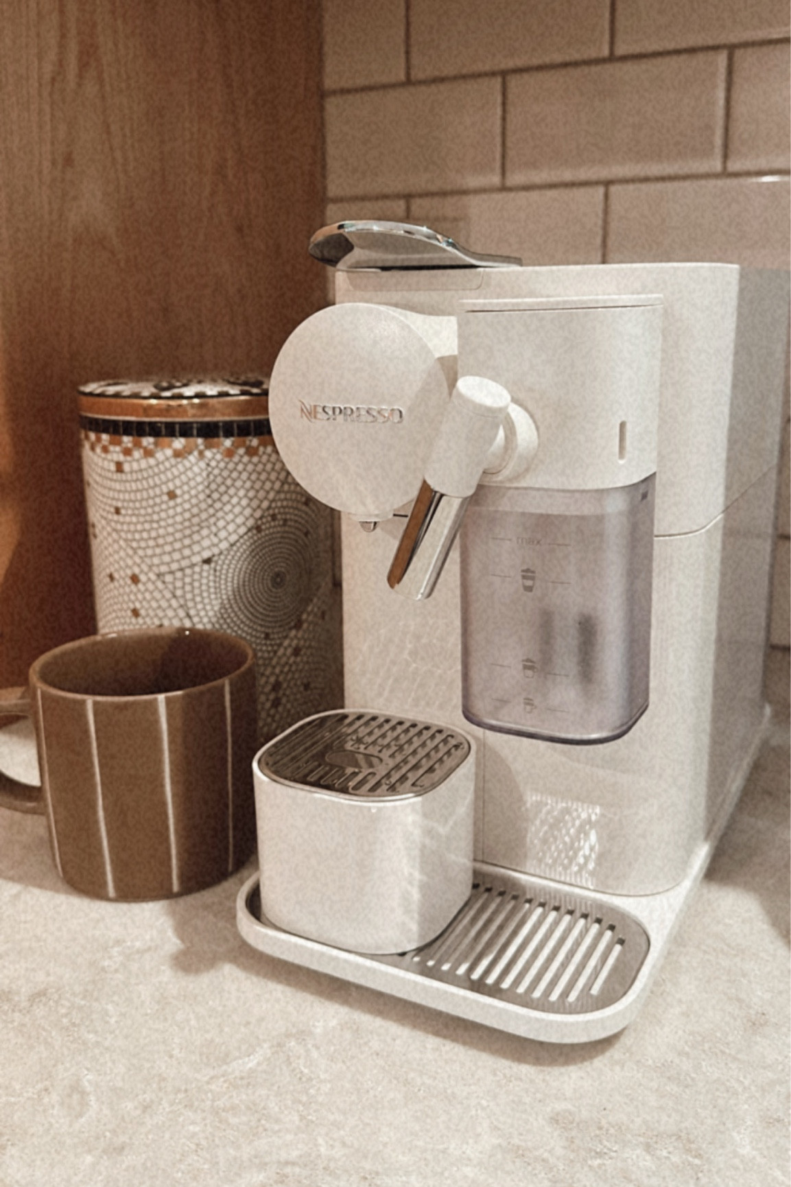 Quite the upgrade if I say so myself 😍 

#coffee #nespresso #neutral #coffeemachine #vibe #target #home #coffeebar #coffeeaesthetic 

#LTKGiftGuide #LTKU #LTKhome