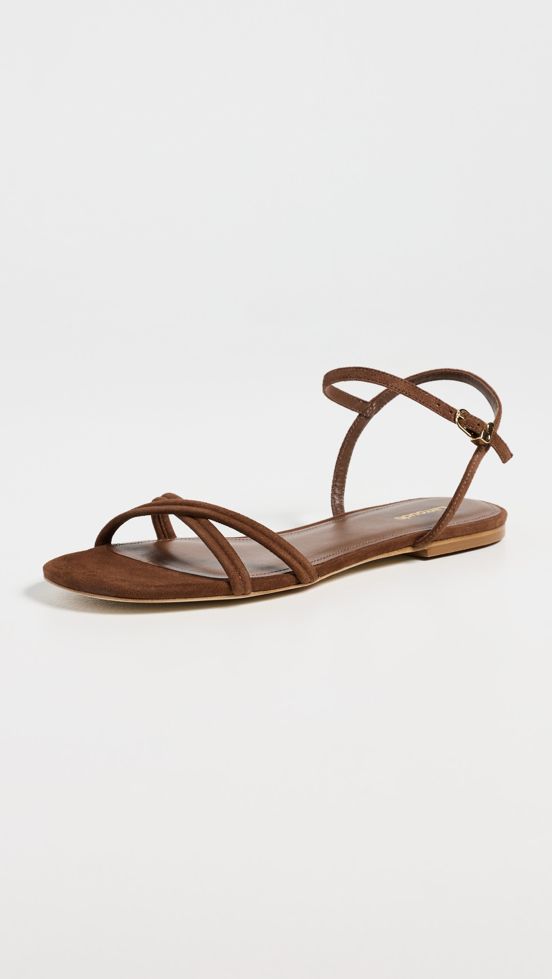 Larroudé Annie Ankle Strap Sandals Burnt Umber 6 | Shopbop