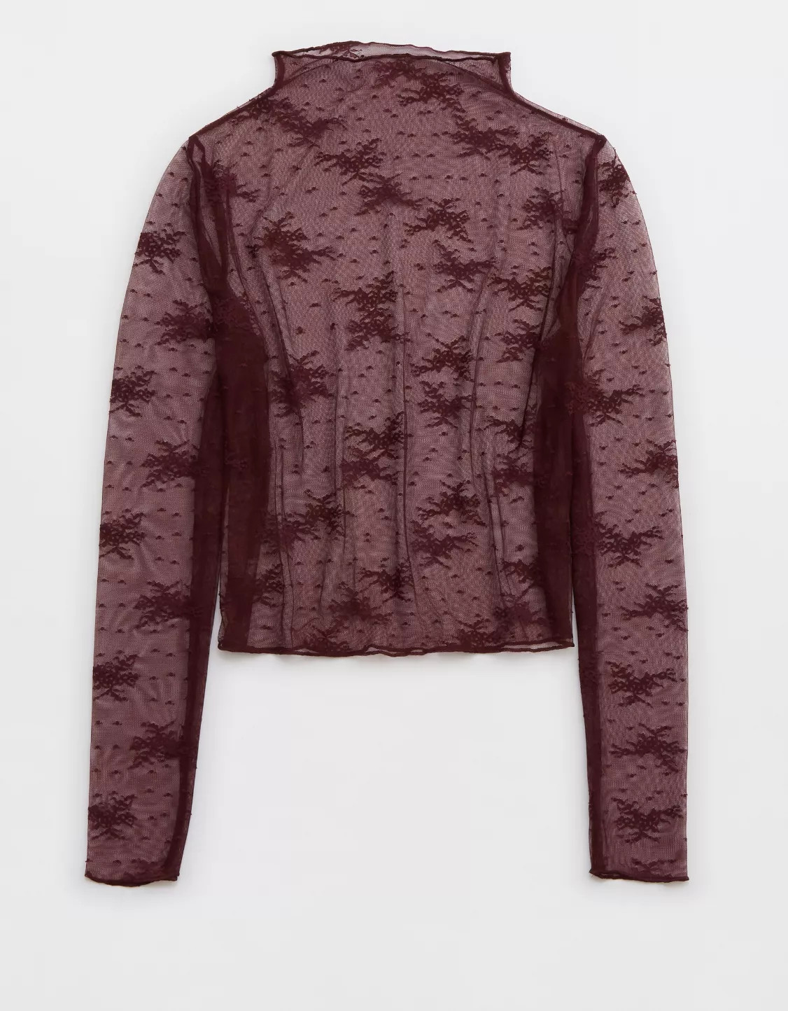 Aerie Level Up Lace Layering T-Shirt | American Eagle Outfitters (US & CA)