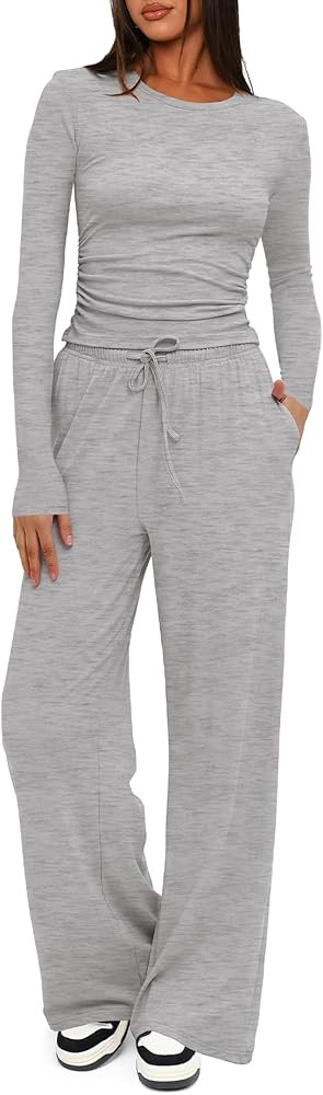 Darong Women's 2 Piece Matching Lounge Sets 2026 Fall Casual Outfits | Amazon (US)