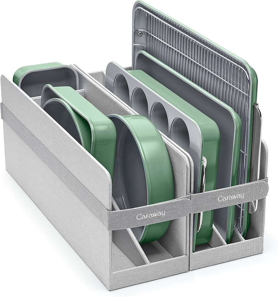 Caraway Nonstick Ceramic Bakeware Set (11 Pieces) - Baking Sheets, Assorted Baking Pans, Cooling ... | Amazon (US)