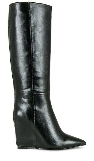 Katerina Wedge Boot in Black | Revolve Clothing (Global)