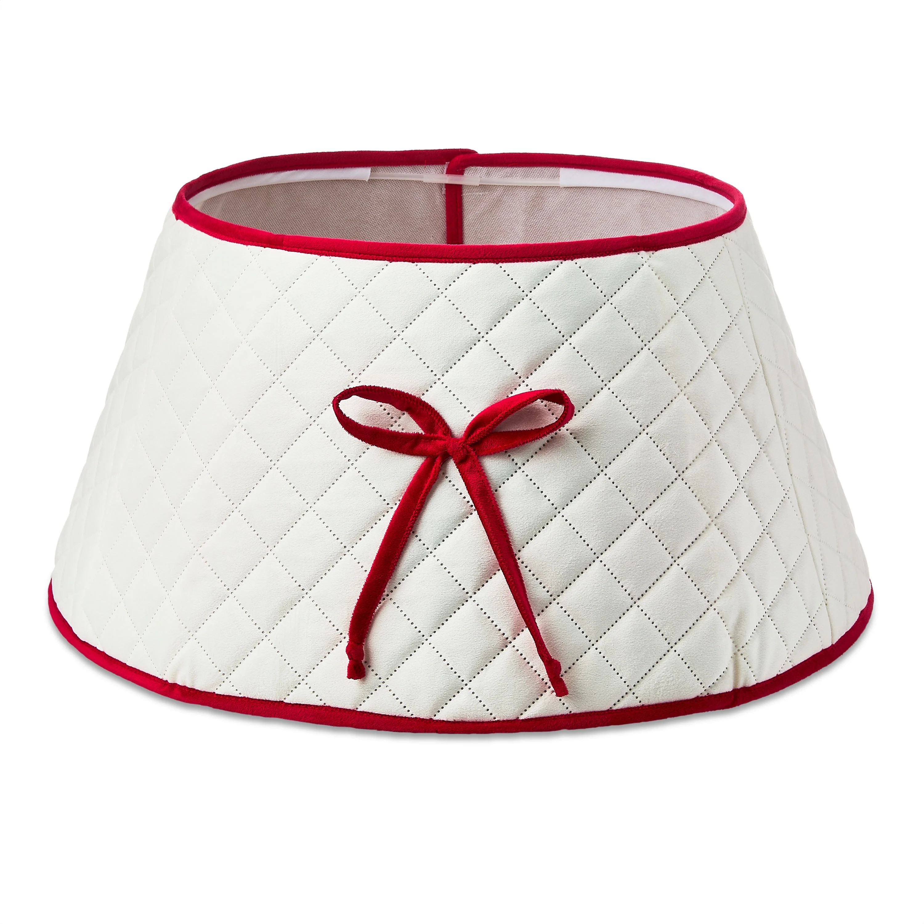 Quilted Christmas Tree Stand Band, Ivory, 22", by Holiday Time | Walmart (US)