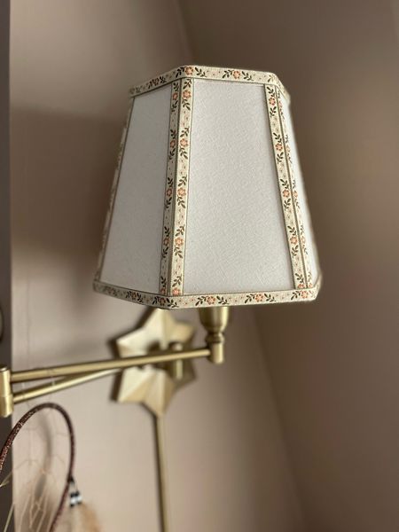 Another (very easy) DIY lampshade…using glue dots and vintage ribbon to accent an existing lampshade. You could also use a glue gun  

Shades of Light, sconce, lighting, home decor, home project, kids room, Etsy 

#LTKunder50 #LTKhome