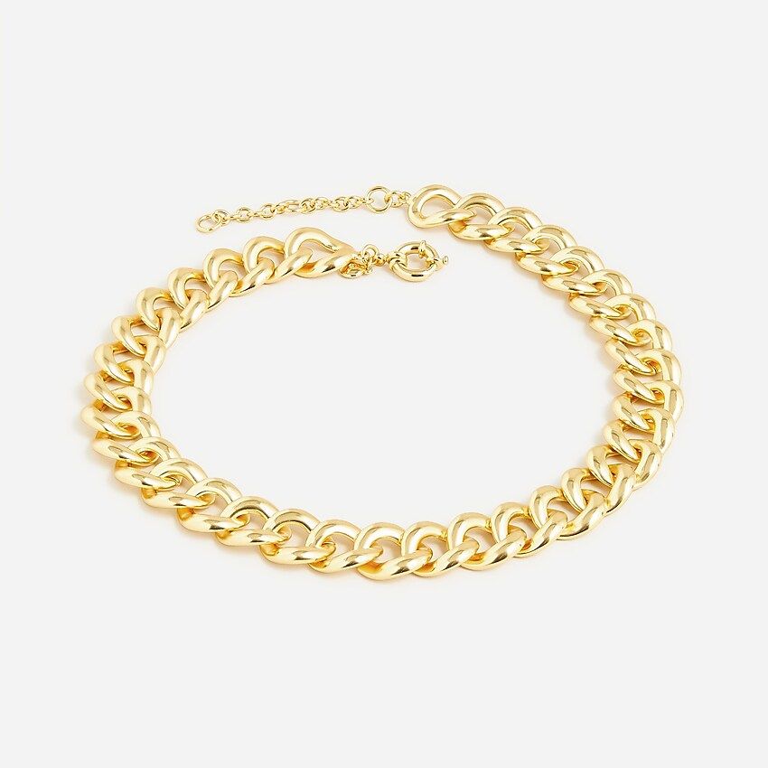 Curb link chain necklace | J.Crew US