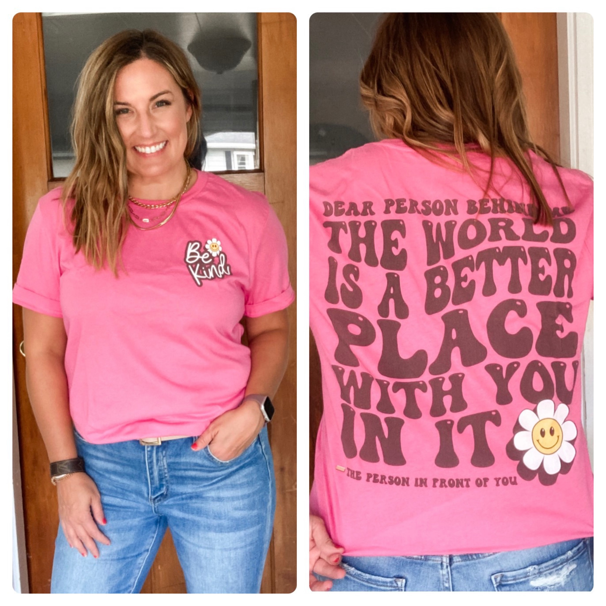 The world is a better place with you in it-graphic tee. Available in multiple colors 

#LTKFind #LTKmidsize #LTKBacktoSchool