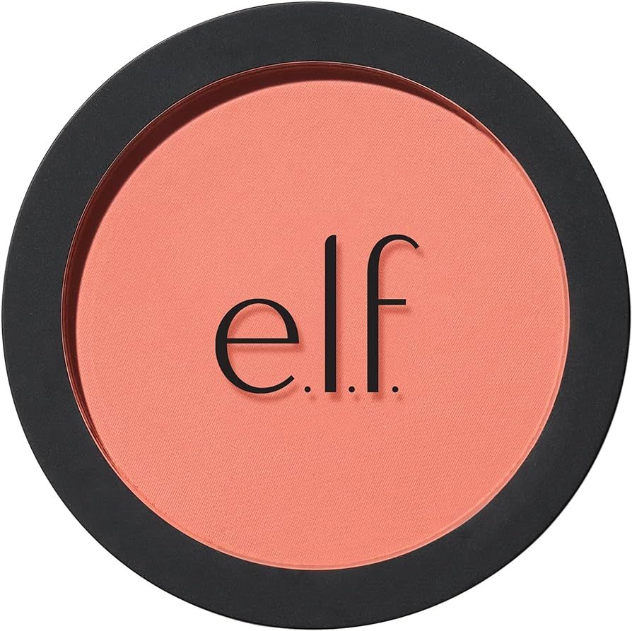 e.l.f. Primer-Infused Matte Blush, Long-Lasting, Lightweight & Buildable Powder Blush, Delivers A... | Amazon (US)