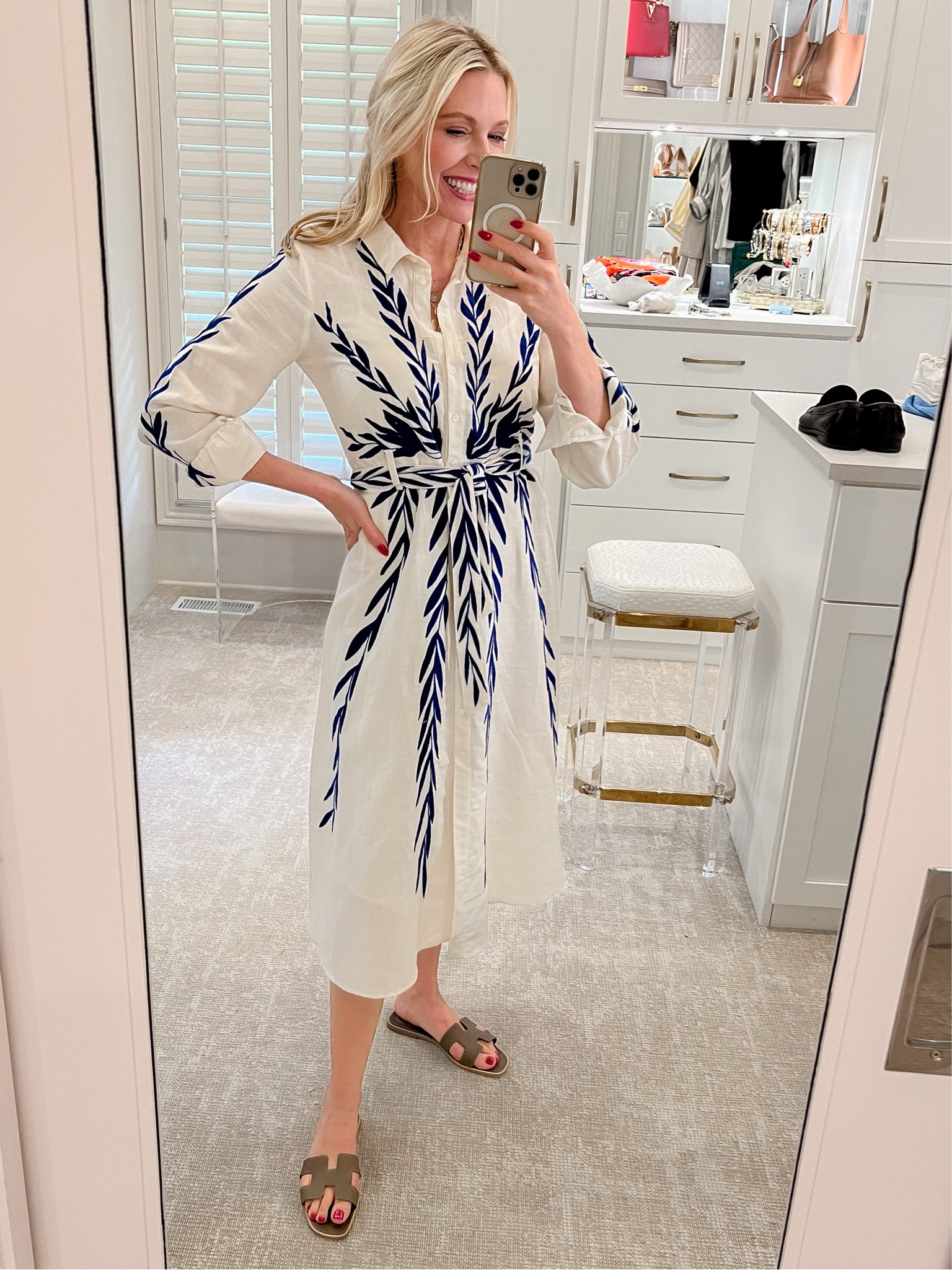 Never in my life have I received so many compliments on an outfit! Few highlights:

- true to size, I’m in size 6 (5’6, 135 pounds)
- has cotton slip so fully lined
- button down
- linen

*HIGH* quality and design. Sold out FAST. Only a few sizes last! Great for summer parties, graduations, casual summer wedding guest or travel outfit!

#LTKTravel #LTKWedding #LTKOver40