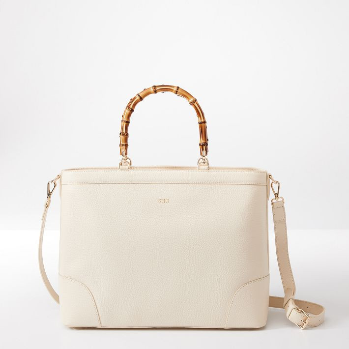 Emily Bamboo Leather Tote | Mark and Graham