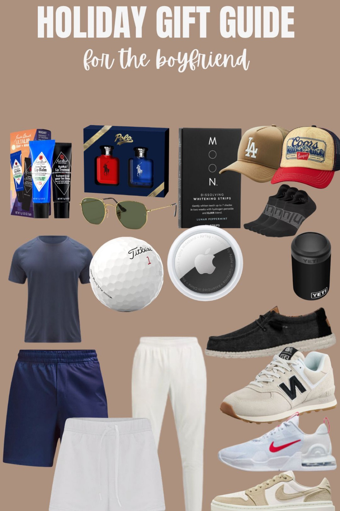 Holiday gift guide for him, holiday gift guide for boyfriends, holiday gift guide for boys ❤️ linking all of my favorite Lululemon clothes, sneakers, and accessories for Christmas gifts 

#LTKGiftGuide #LTKSeasonal #LTKHoliday