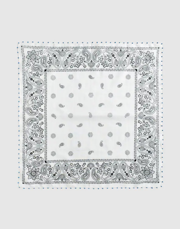 Beaded Bandana in Cotton Blend | Madewell