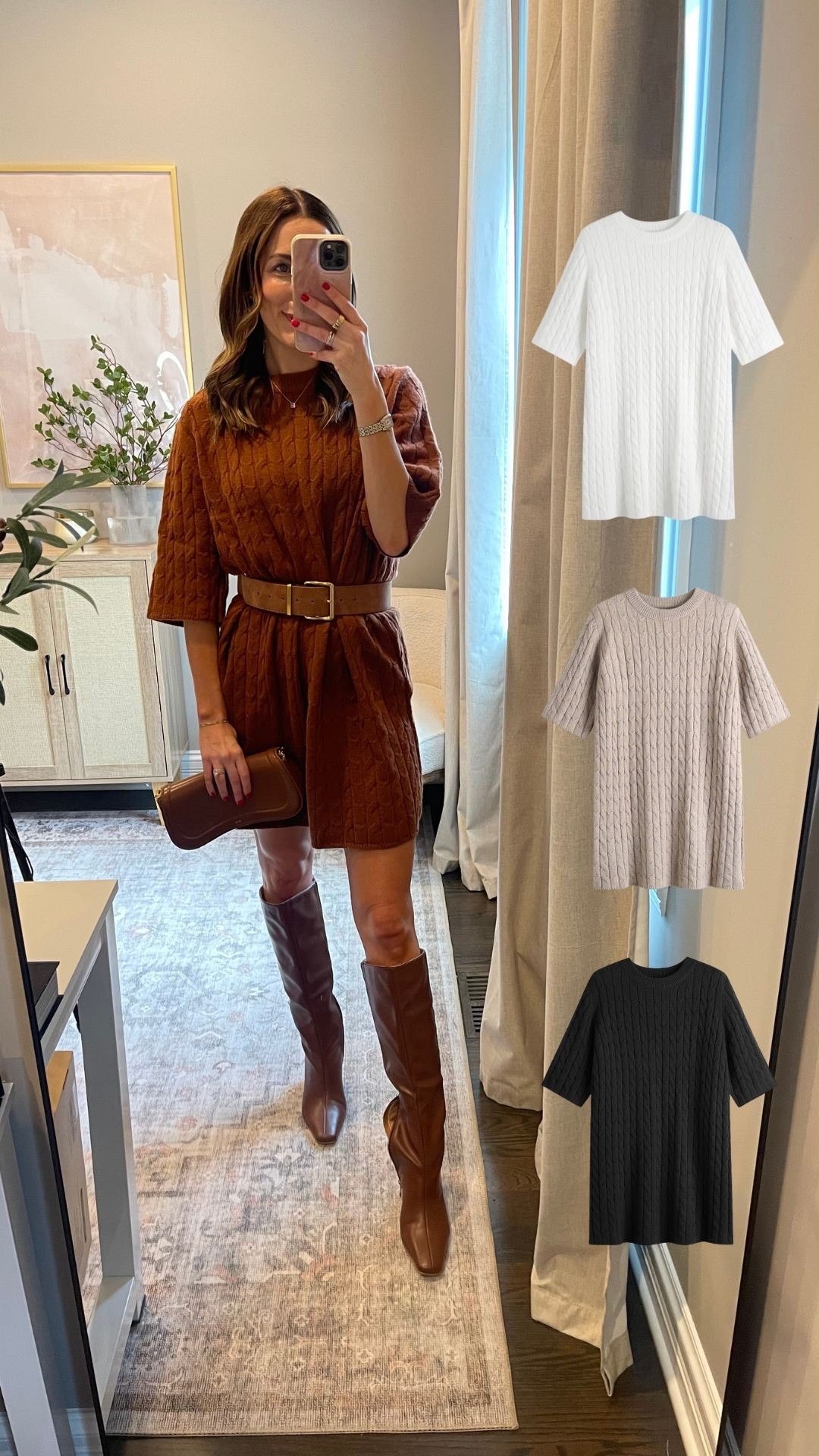 The perfect Thanksgiving dress! 

#LTKShoeCrush #LTKStyleTip #LTKItBag