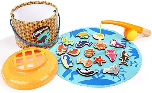 TOP BRIGHT Magnetic Fishing Game for Toddlers Fishing Toy for Kids Educational Toys for Boys and ... | Amazon (CA)