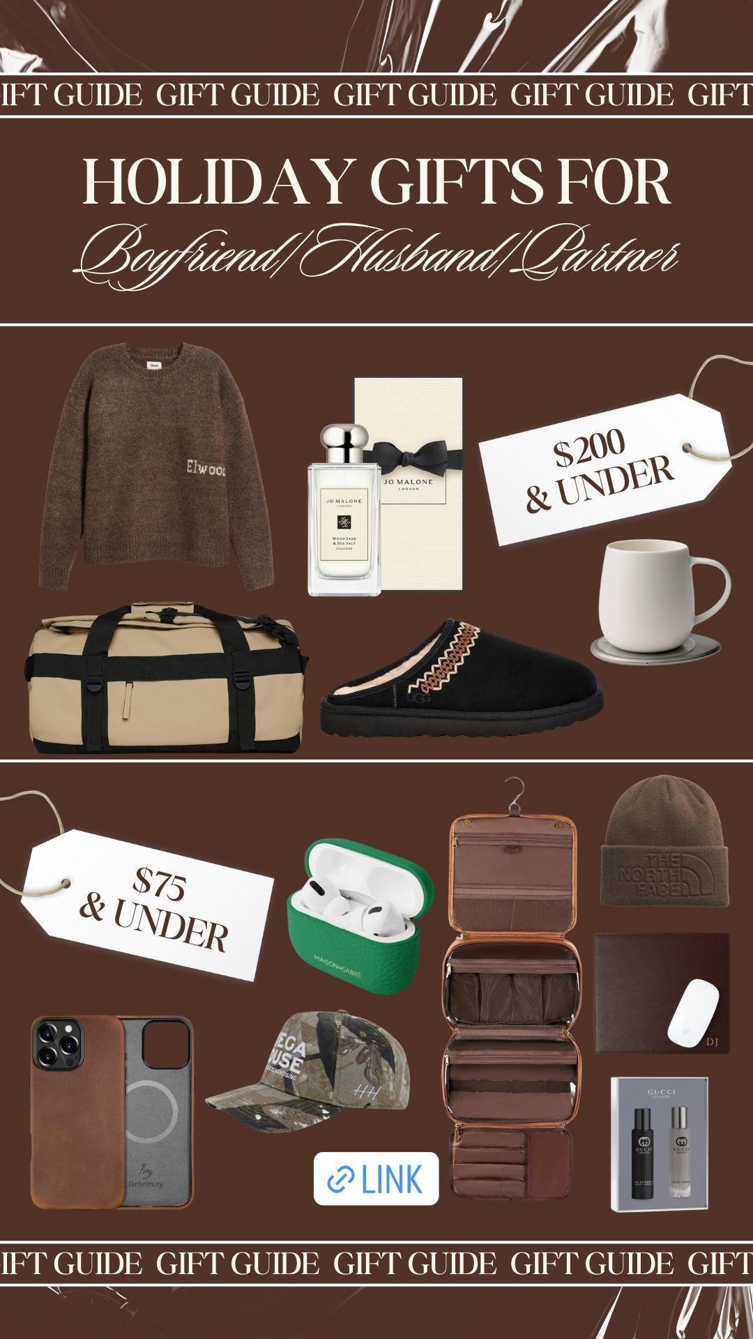 Boyfriend, Husband, Partner Gift Guide 

#LTKHoliday #LTKSeasonal #LTKGiftGuide