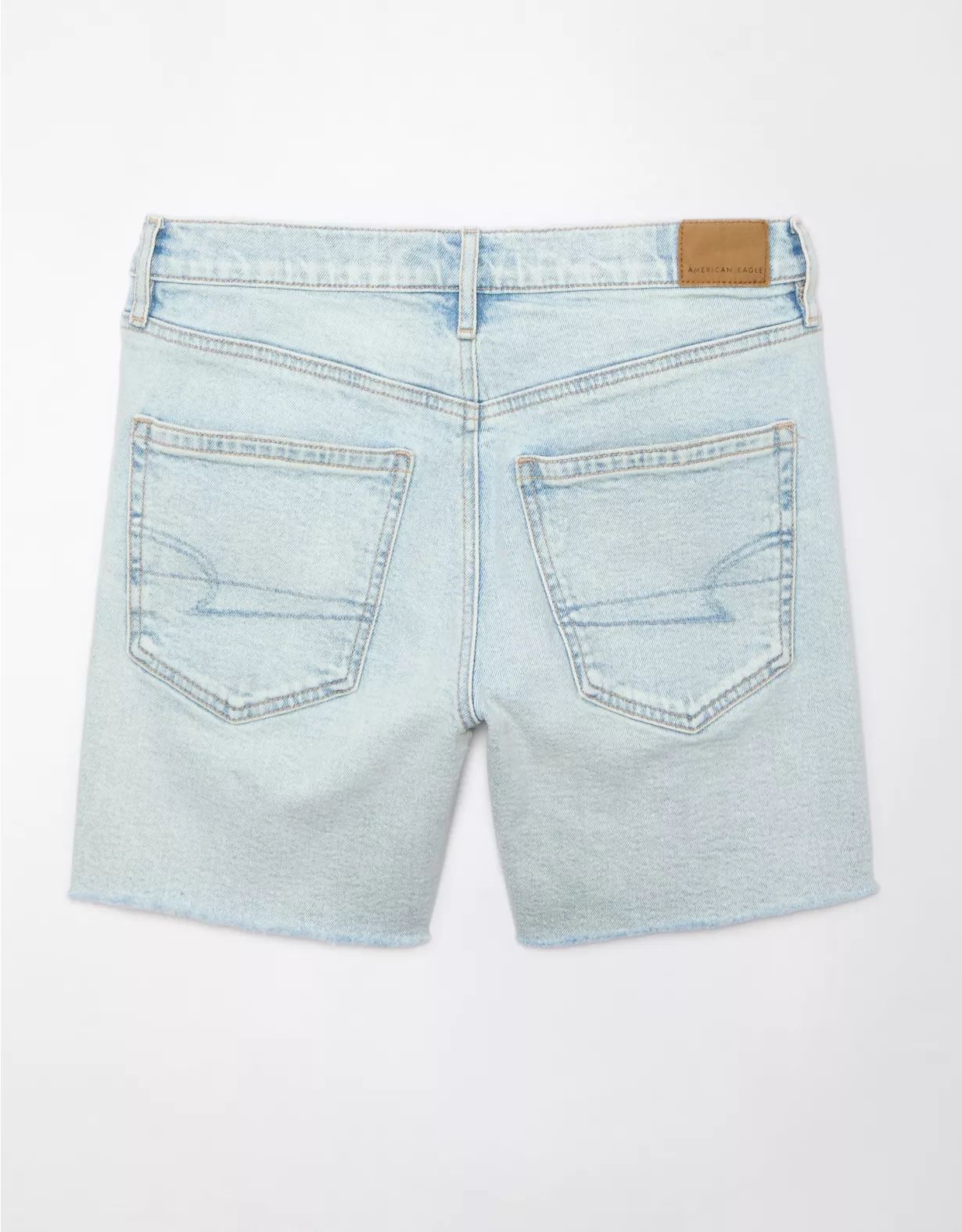 AE Strigid Super High-Waisted 6" Relaxed Denim Short | American Eagle Outfitters (US & CA)