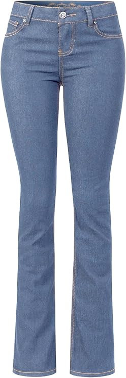 Design by Olivia Women's Sexy Stylish Flare Bell Bottom Slim Bootcut Jean | Amazon (US)