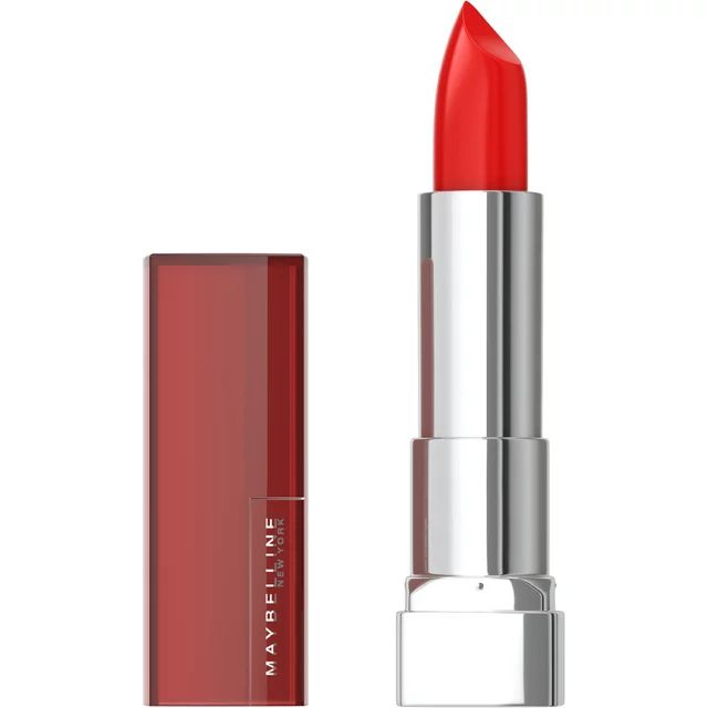 Maybelline Color Sensational Cream Finish Lipstick, On Fire Red | Walmart (US)
