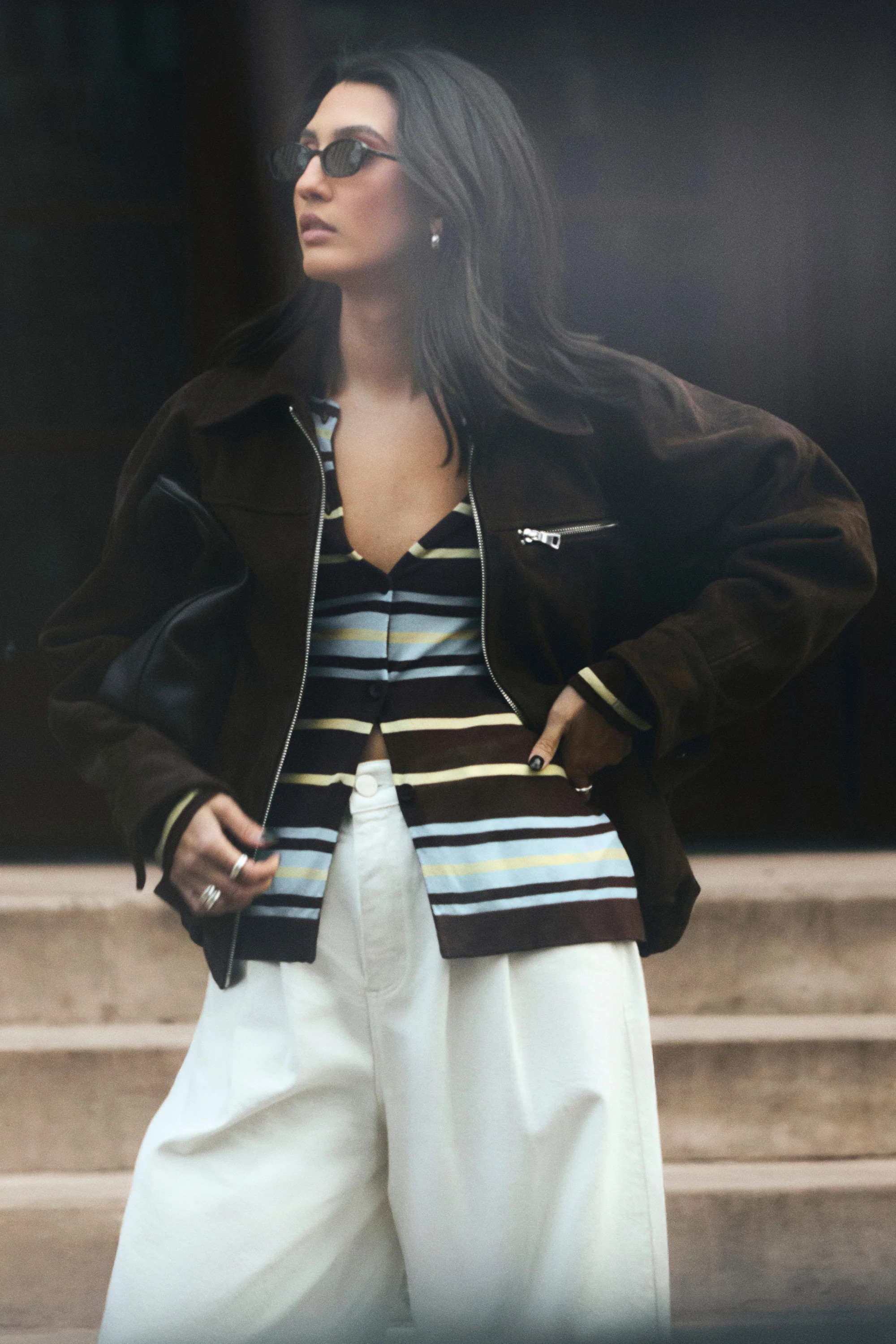 ALIGNE Suede Jacket - Brown | Alex | ALIGNE UK & EU