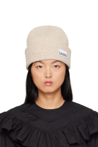 Beige Fitted Beanie | SSENSE