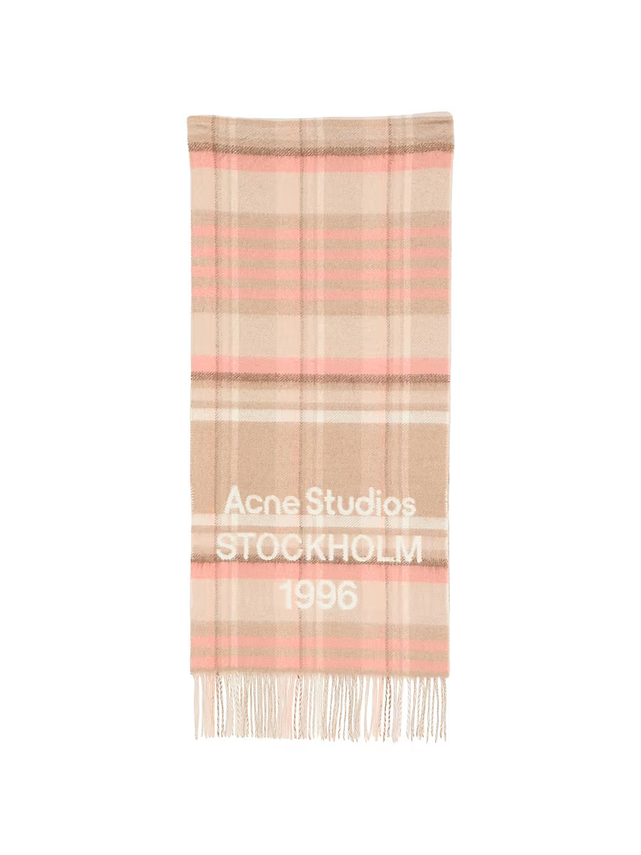 Women's Venus Plaid Wool Blend Scarf - Beige Peach | Saks Fifth Avenue