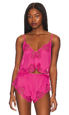 KAT THE LABEL Harley Camisole in Hot Pink from Revolve.com | Revolve Clothing (Global)