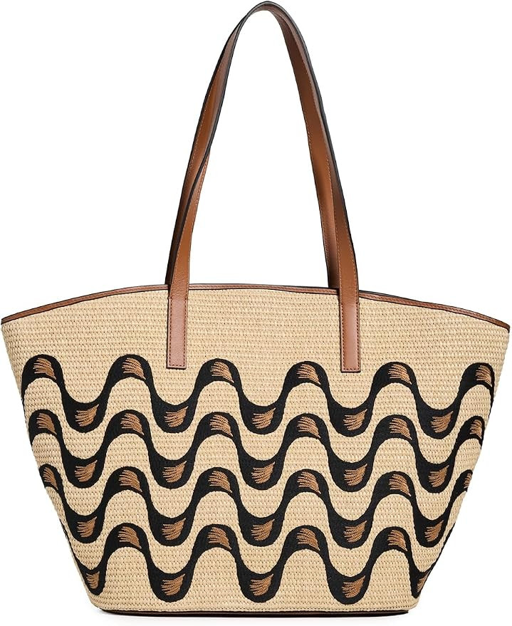 FARM Rio Women's Raffia Basket Large Tote Bag | Amazon (US)