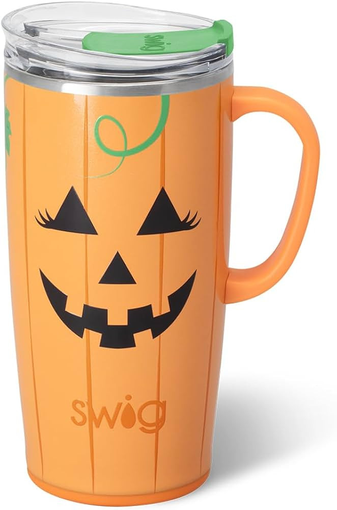 Swig Life 22oz Travel Mug, Hallowen Insulated Tumbler with Handle and Lid, Travel Coffee Mug, Cup... | Amazon (US)