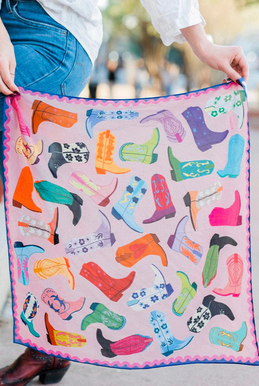 Boot Love Scarf | Tucker Brown