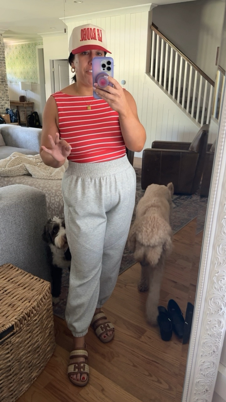 midsize early fall outfit idea || wearing size large in both top + bottom 

#LTKStyleTip #LTKMidsize #LTKSaleAlert