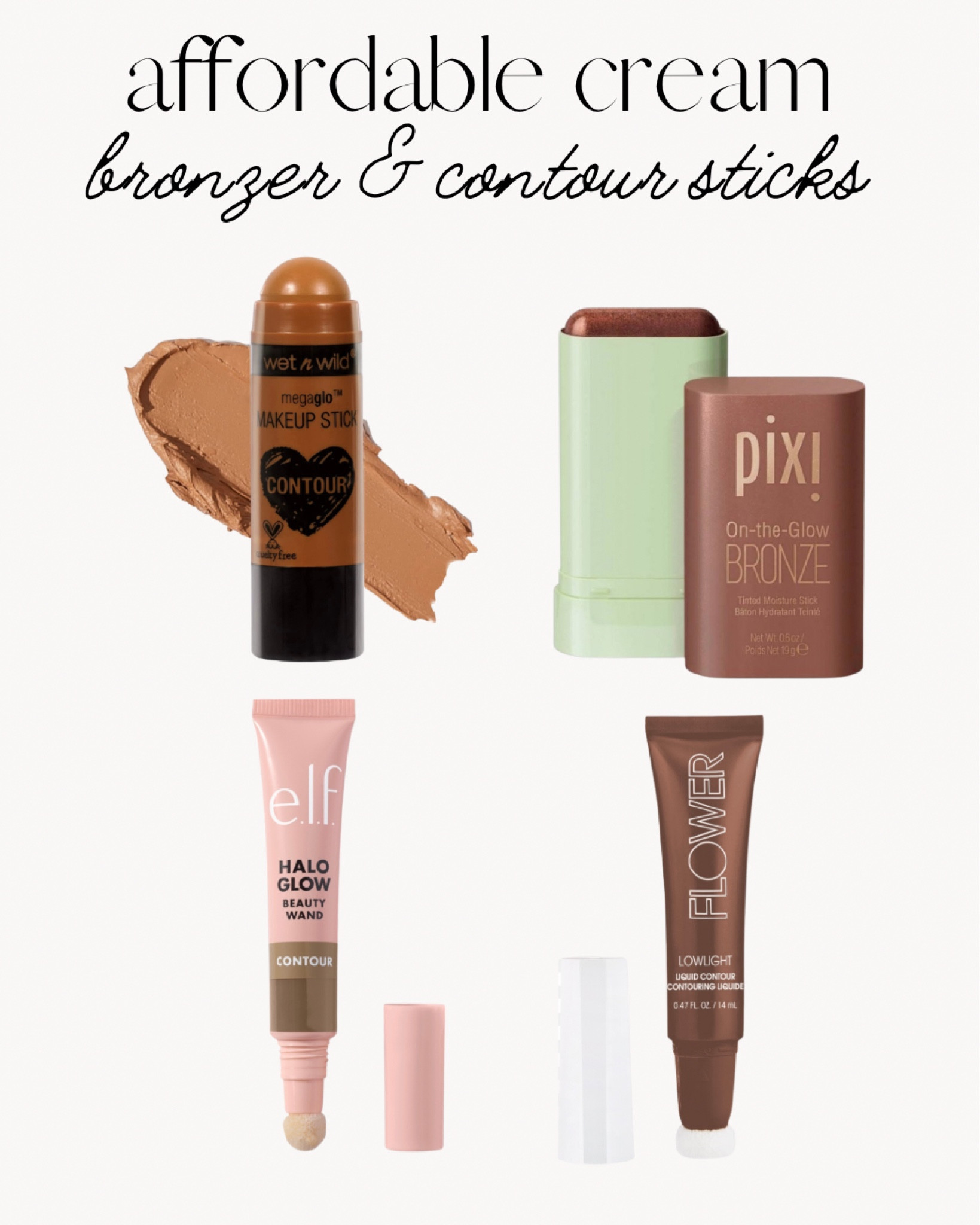 These are my favorite drugstore cream bronzer sticks and contour wands. You can’t go wrong with any of them!

#LTKbeauty #LTKstyletip