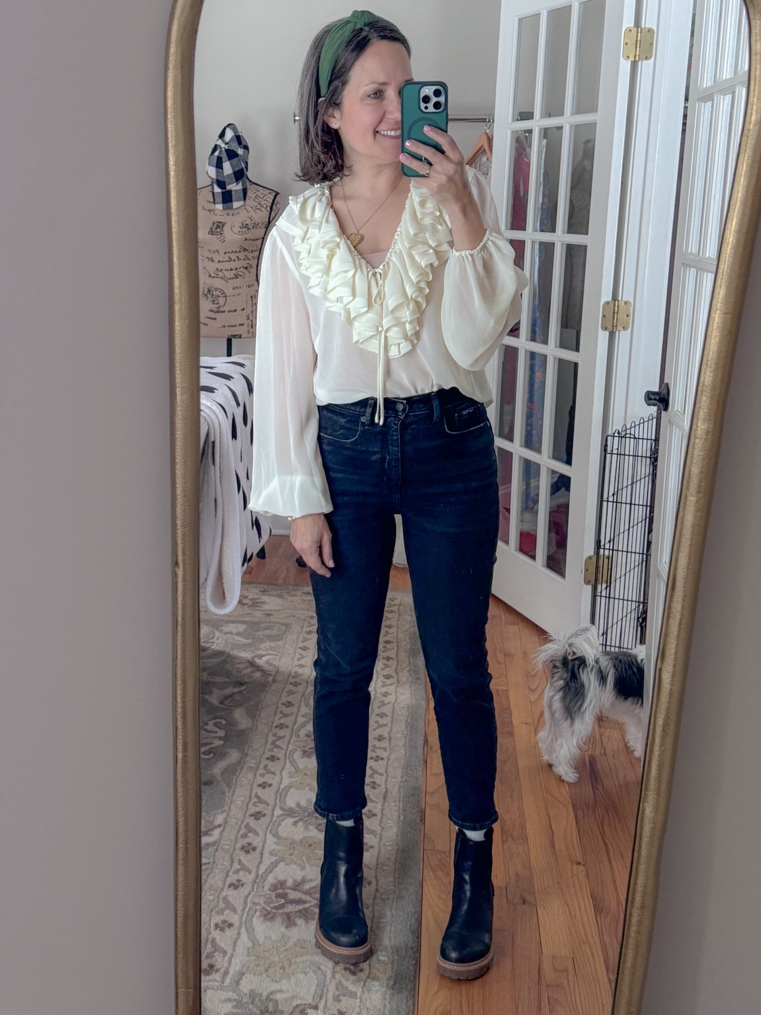 What I wore to an expo today- blouse from Nordstrom, jeans are Loft, boots are Sorel. 

#LTKdayinmylife #LTKSeasonal #LTKOver40