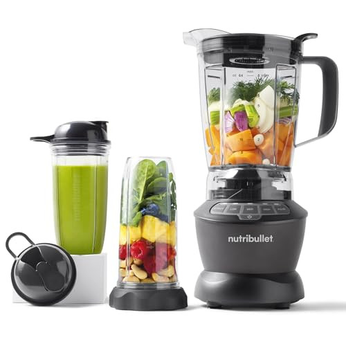 NutriBullet ZNBF30500Z Blender Combo 1200 Watt, 1200W, Dark Gray | Amazon (US)