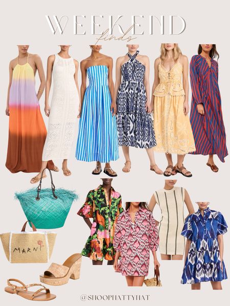 Weekend finds - preppy fashion - preppy dresses - summer fashion - maxi dresses - spring outfit ideas - vacation outfits - summer outfits - designer bags - cute shoes 

#LTKSeasonal #LTKStyleTip